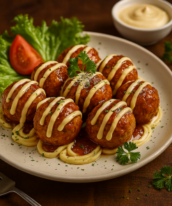 Chả viên sốt Maiyonaise